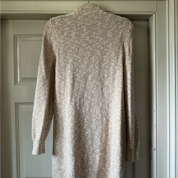 L.L. Bean Soft Tan Cardigan - Picture 2 of 4